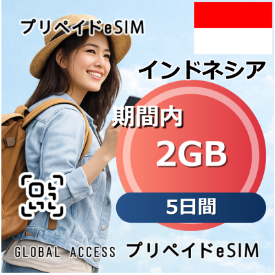 インドネシア 2GB 5日間